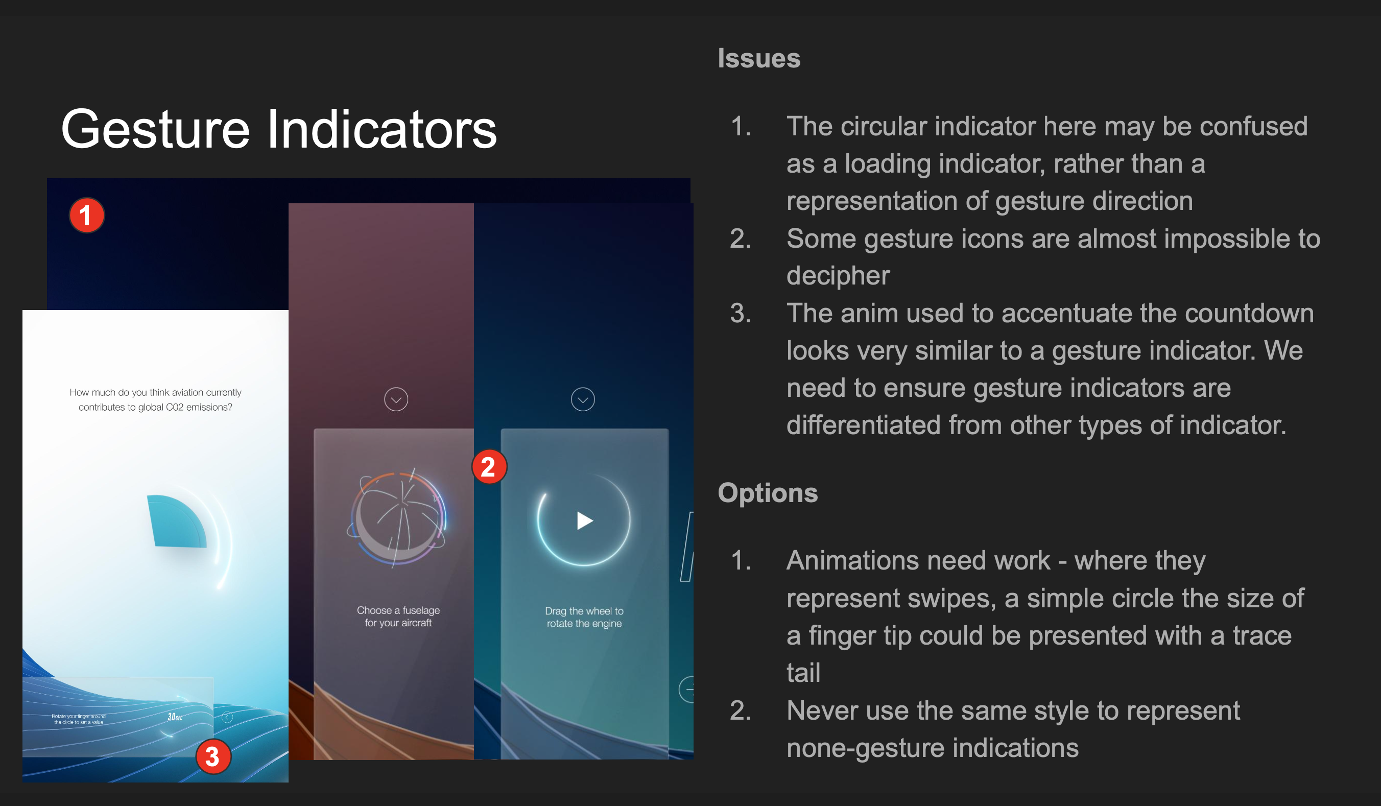 Gesture evaluation for Emirates Expo experience